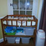 Changing Station equip with disposible liners